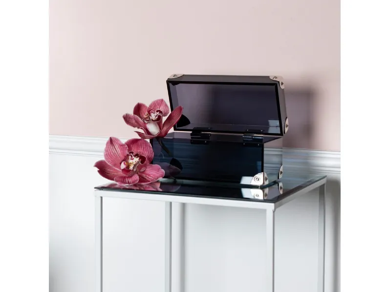 Contenitore in cristallo acrilico Secret di Vesta