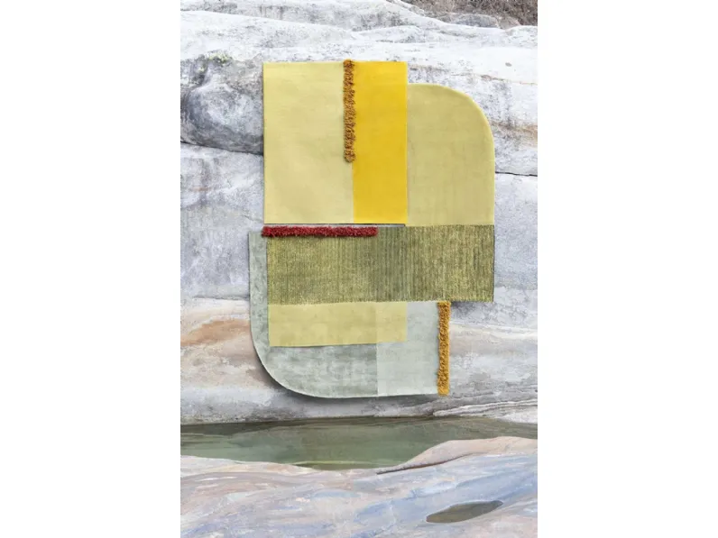 Tappeto Selce Marcasite Yellow di Carpet Edition