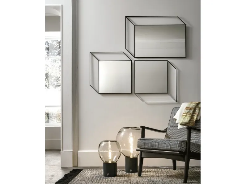 Specchi Sguardo con cornice in metallo di Target Point