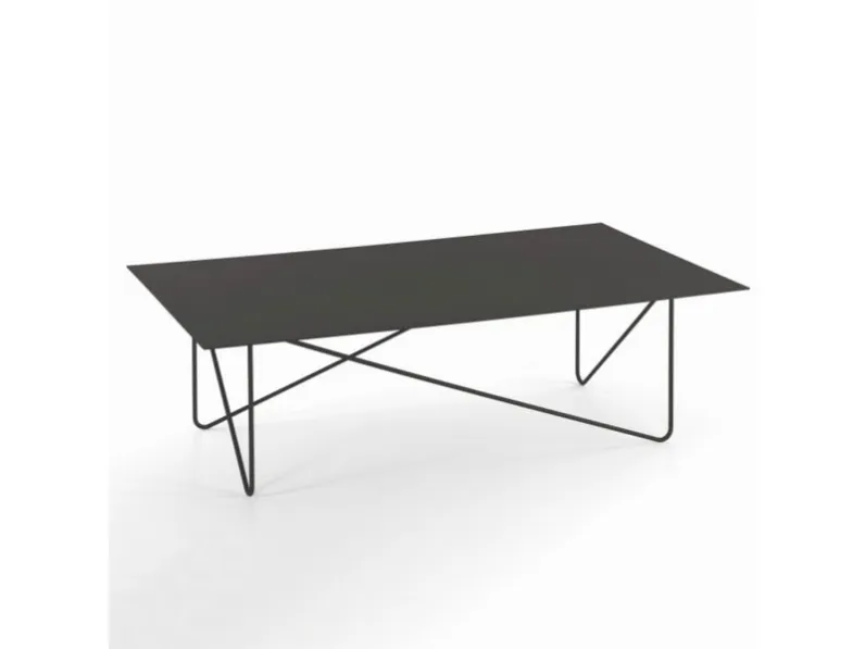 Tavolino Sharp in acciaio di Kermes divani