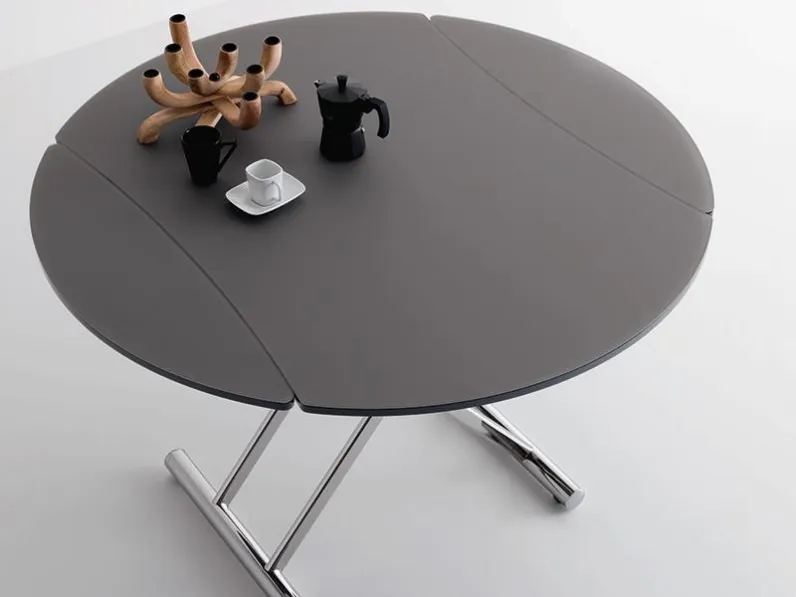 Tavolino trasformabile Simple Round di Compar Italia