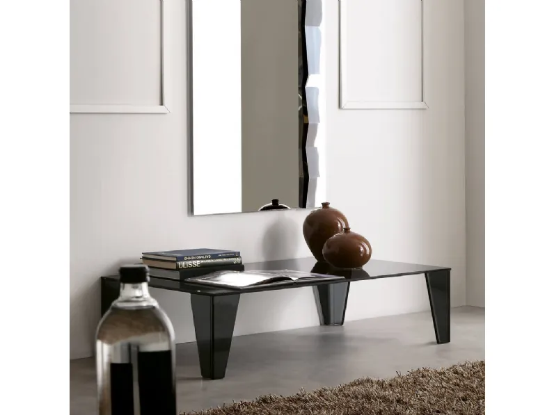 Tavolino in cristallo temperato Singapore di Ponti Terenghi