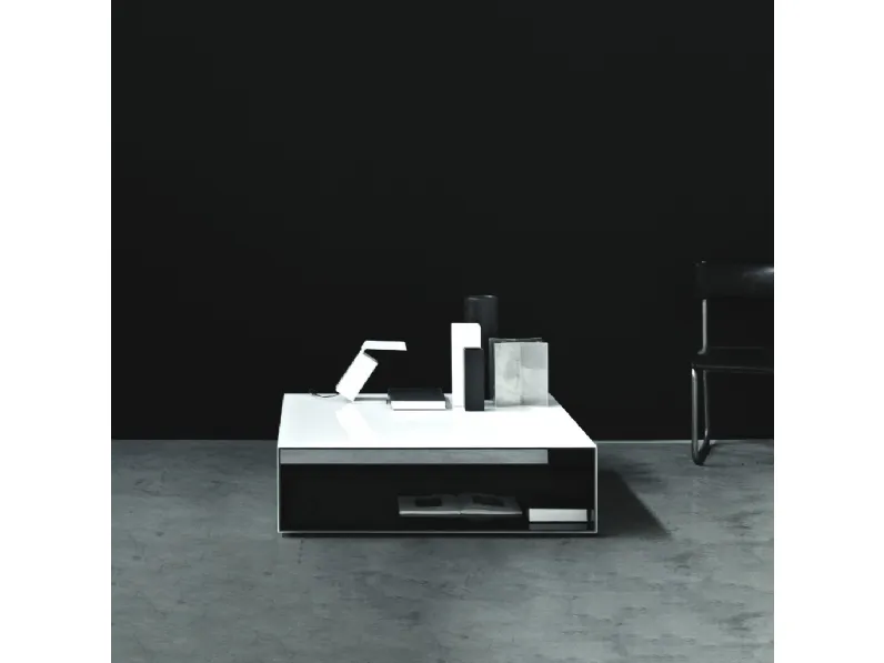 Tavolino SiO2 Tunnel di Glas Italia