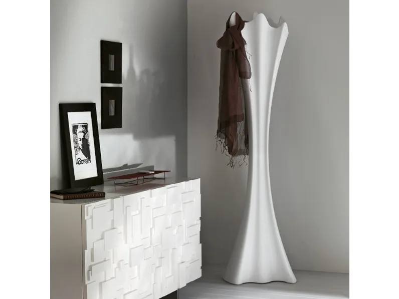 Appendiabiti in polietilene bianco Sipario di Cattelan Italia