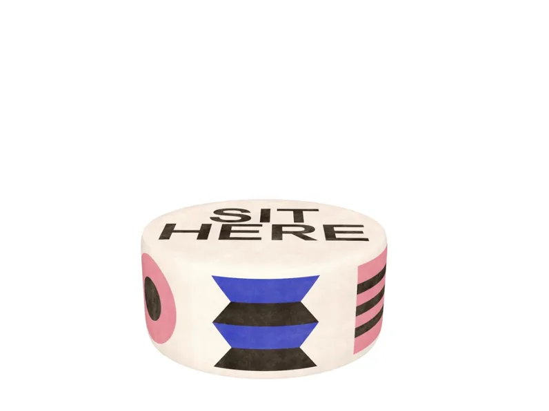 Pouf Sit Here L di Qeeboo