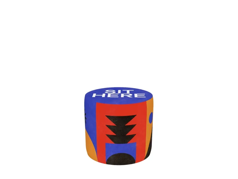 Pouf Sit Here di Qeeboo