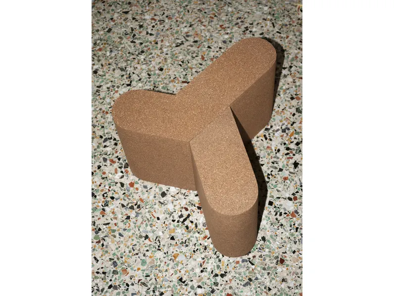 Tavolino in sughero Slice 3441 di Bross Italia