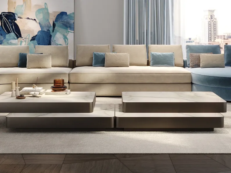 Tavolino con doppio piano Slide 40 di Reflex