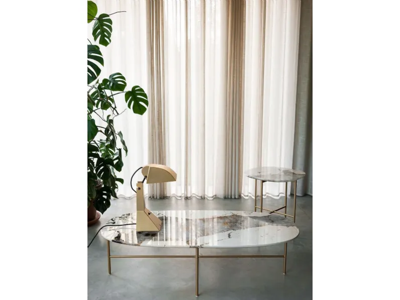 Tavolino Soap in marmo di Tacchini