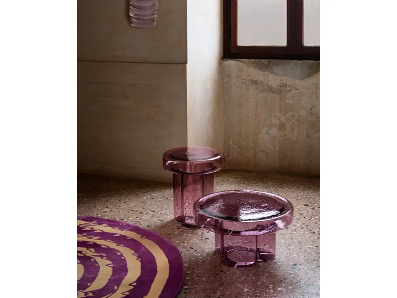 Tavolino Soda in vetro soffiato di Miniforms