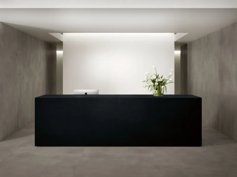 Top Cucina Solid Color Look Black Satin di Marazzi