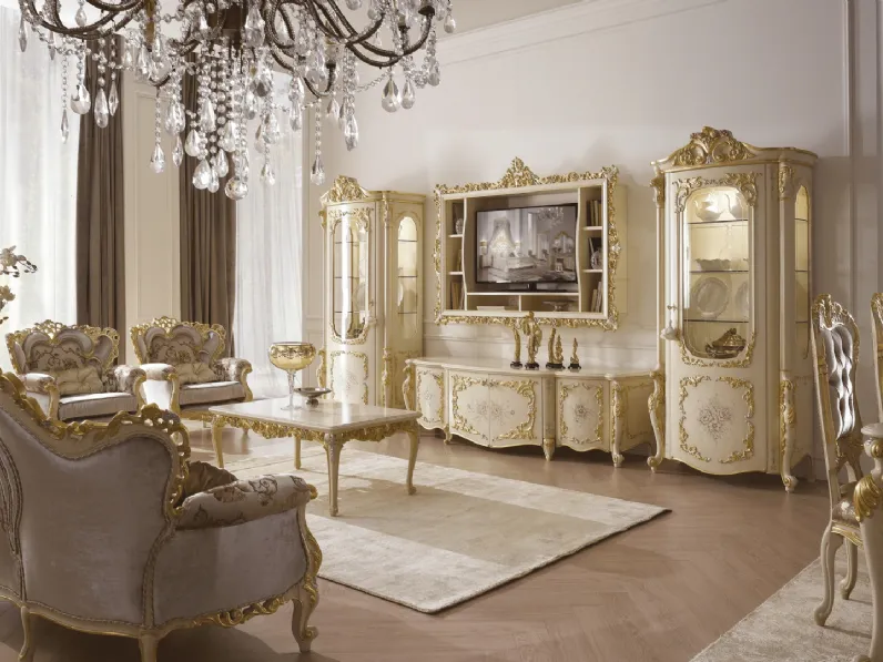 Tavolino classico rettangolare Sophia di Ghezzani