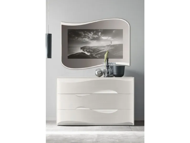 Specchiera Smeraldo con predisposizione per TV di Adriatica