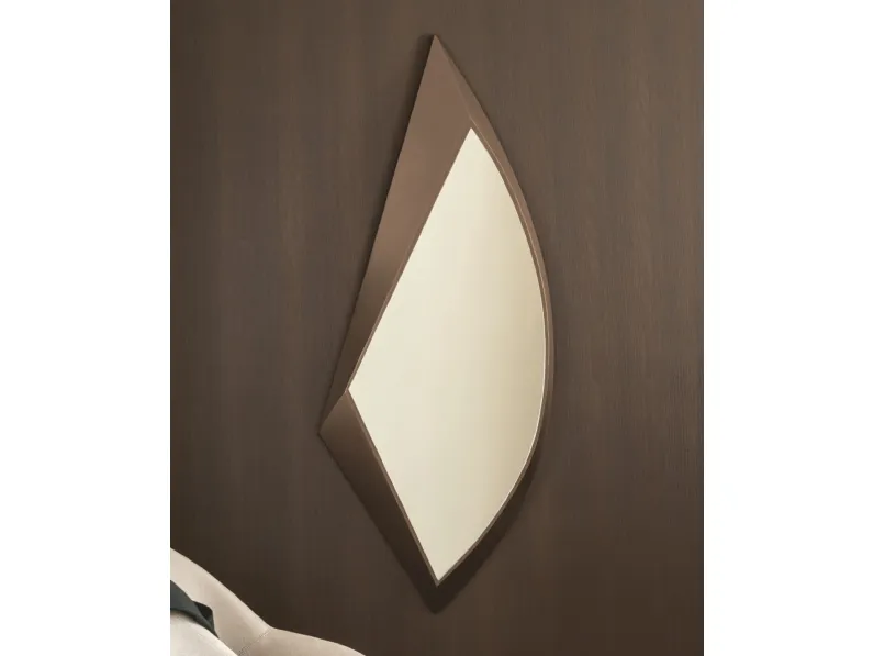 Specchio Avion con cornice in metallo di Riflessi