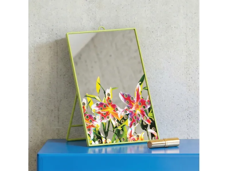 Specchio Flowers with Holes di Seletti