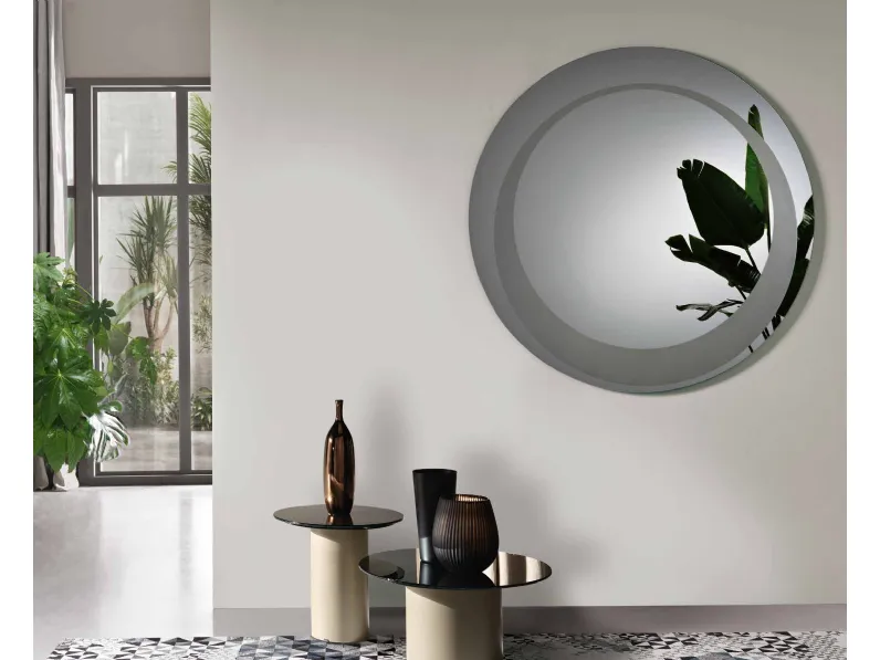 Specchio Levi con decorazione sabbiata di Capodarte