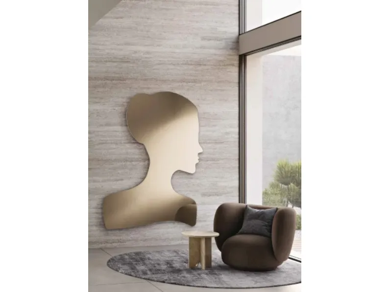 Specchio scultura Skin di Capodarte