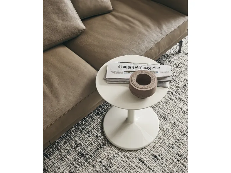 Tavolino rotondo Spool in poliuretano rigido di B&B Italia