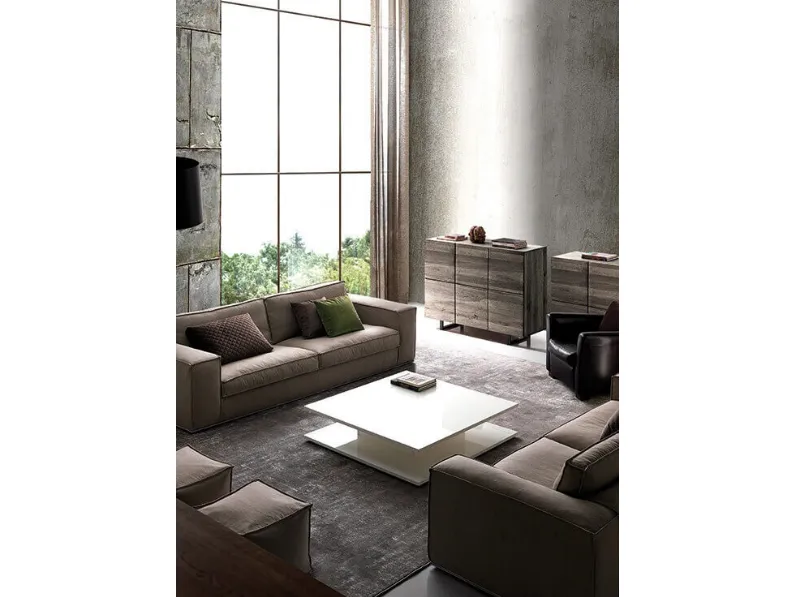 Tavolino Square 2 di Barzaghi Salotti