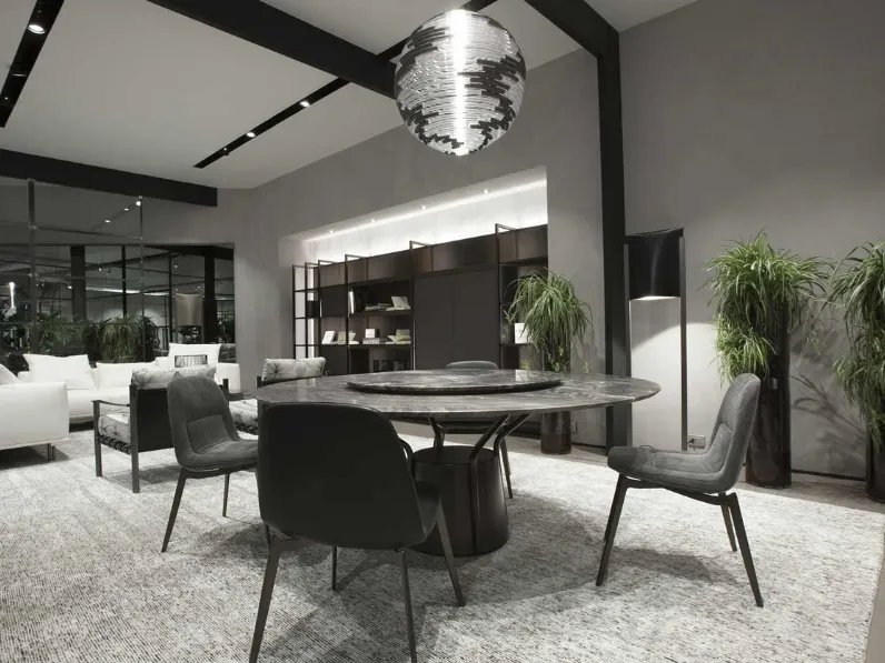 Tappeto Steel Bianco Artico in Bamboo e Lana di Carpet Edition