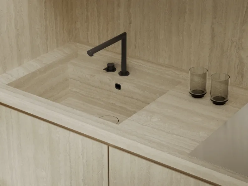 Top Cucina Stone Look Travertino di Marazzi