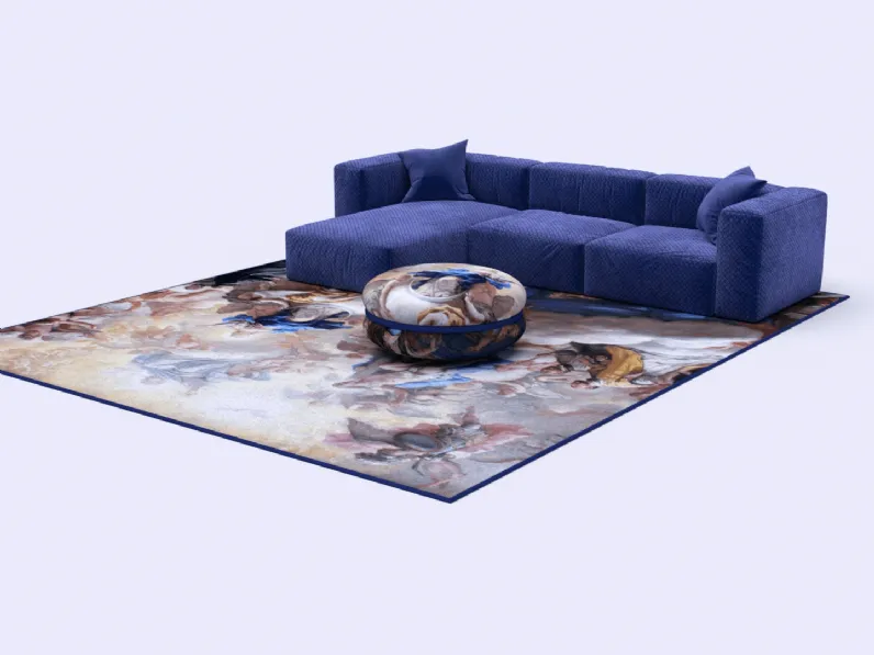 Tappeto e pouf Stupor Mundi di Migliorino