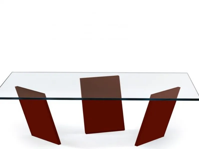 Tavolino in vetro Tango 40 di Reflex