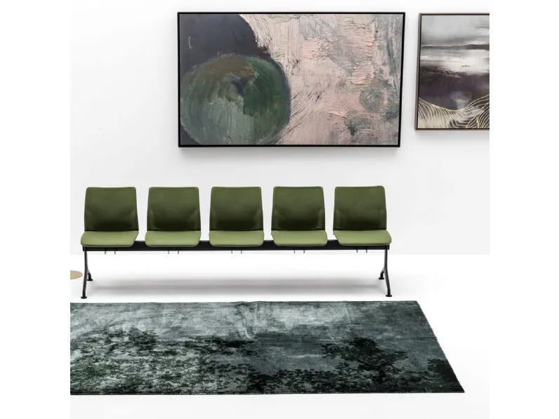 Tappeto Theater Verde di Adriani e Rossi