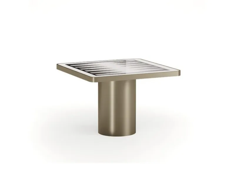 Tavolino Tau 40 Steel Backgammon di Reflex