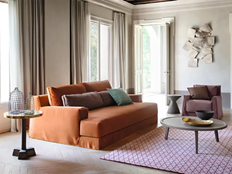 Tavolino rotondo in ottone Brass 43 di Gervasoni