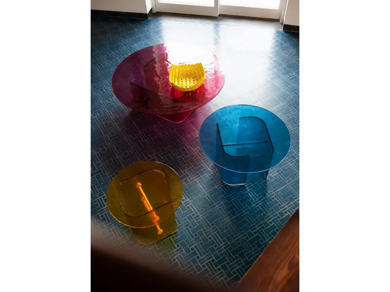 Tavolino Double L Glaze di Potocco