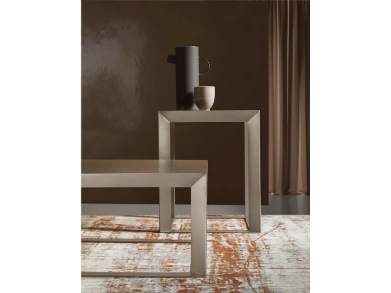 Tavolino in acciaio Frame di Rosini Night