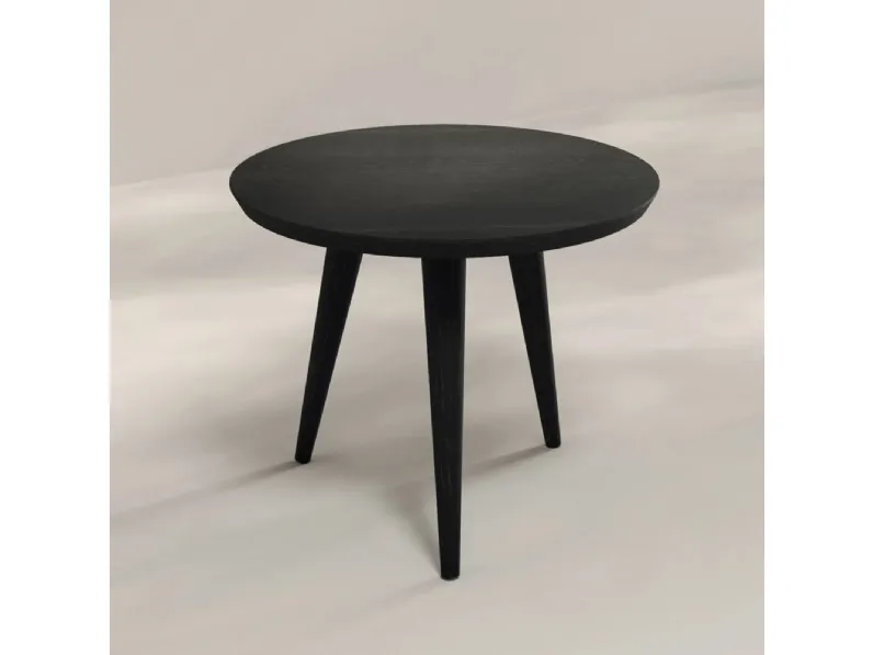 Tavolino rotondo in legno Tobia di Fratelli Mirandola