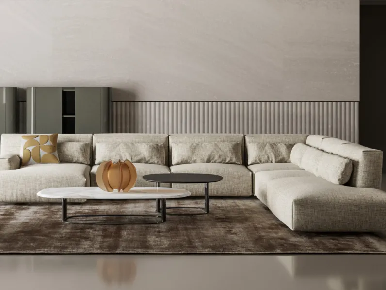 Tavolino Isabey in marmo o legno di Bonaldo