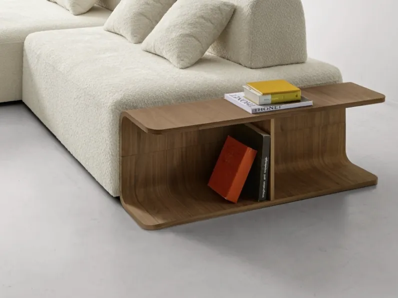 Tavolino Portariviste in legno Penta di Modesign