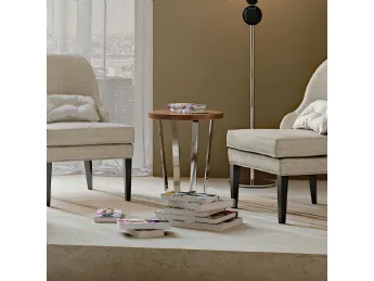 Tavolino Segreti Legno e Metallo 