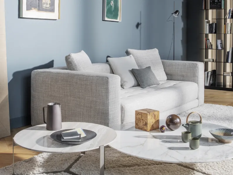 Tavolino Yari con top in marmo di Flou