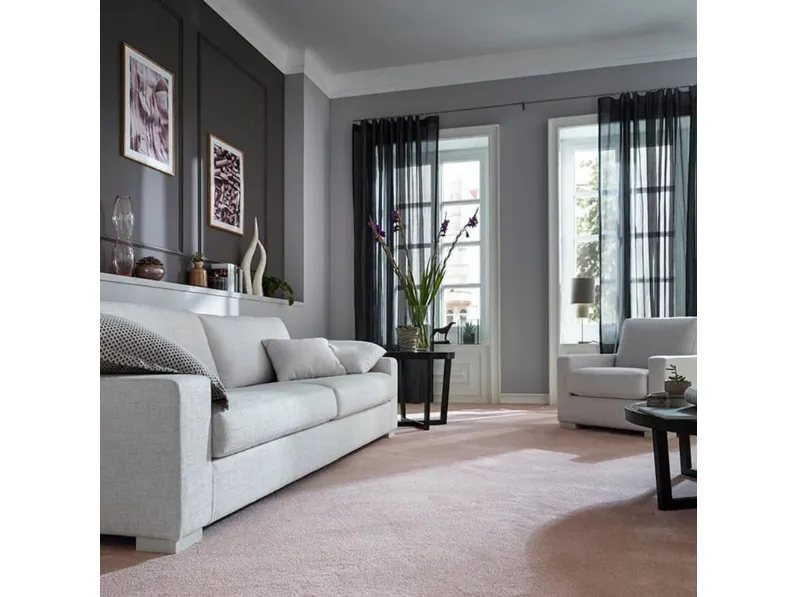 Tenda nera trasparente e leggera comp 03 di Cigierre