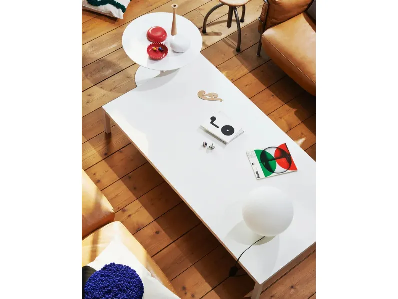 Tavolino in laminato Fenix Tense di MDF Italia