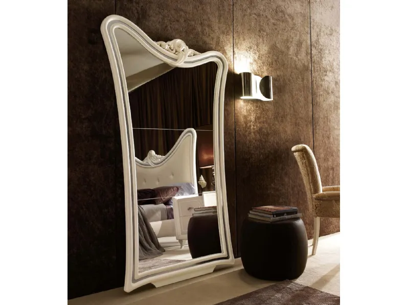 Specchiera Today SPTOD3 con cornice finitura laccato Avorio di Ferretti e Ferretti