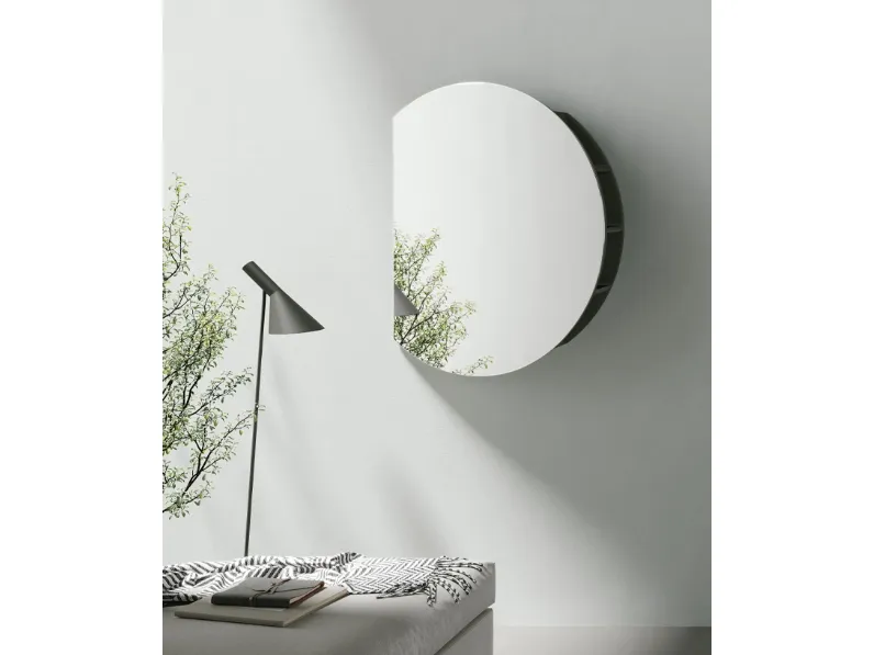 Specchio rotondo con compartimento laterale Token di Target Point