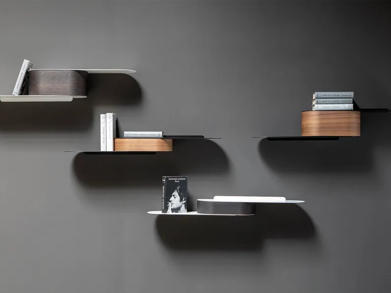Mensola Snowboard in metallo e legno di Tonin Casa