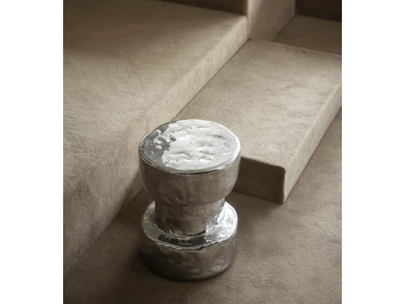 Tavolino in alluminio Torso di Tacchini