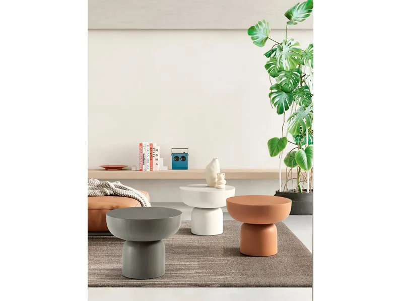 Tavolino in microcemento Tosca di Ikone Casa