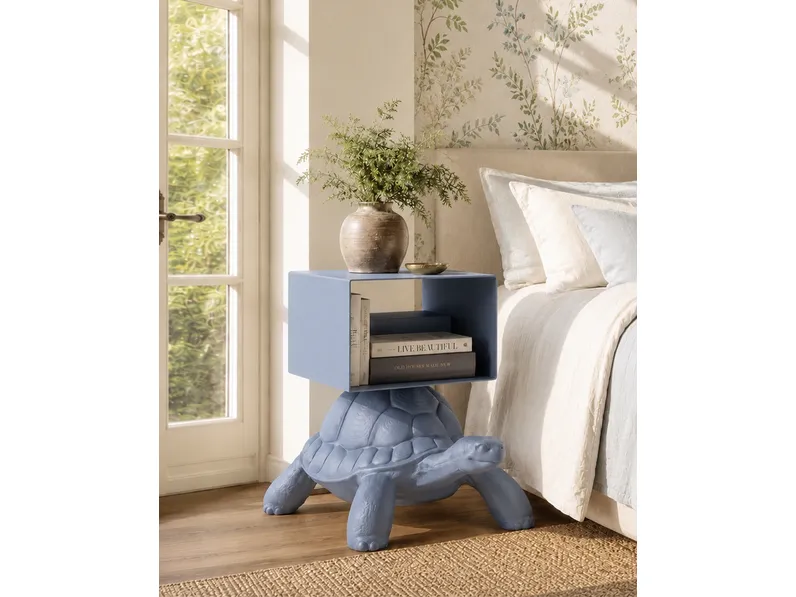 Tavolino di design Turtle Carry di Qeeboo