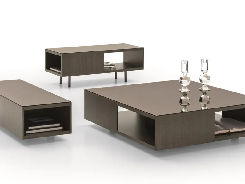 Tavolino Union/Urban con top a specchio di Ditre Italia