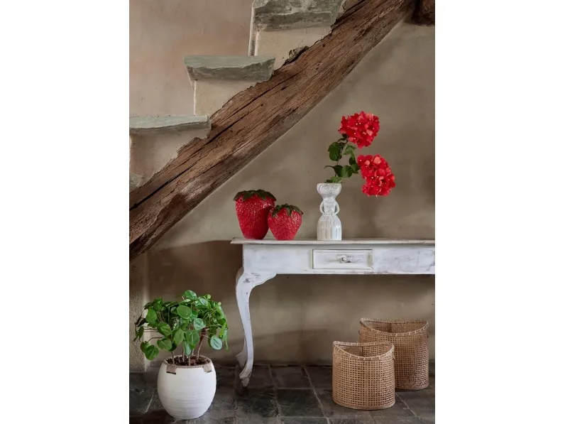 Vaso Chakra Fragola e Sposa in ceramica di EDG