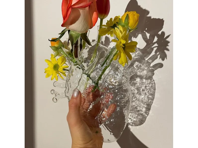 Vaso Love in Bloom Glass di Seletti