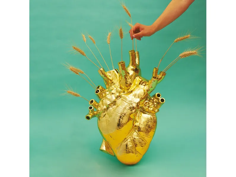 Vaso Love in Bloom Gold di Seletti