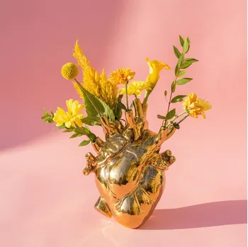 Vaso Love in Bloom Gold di Seletti